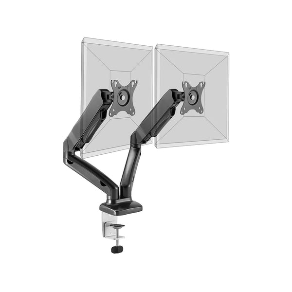 PORT Monitor Arm VESA Dual Screen - Black