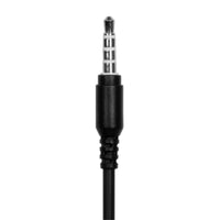 Port Stereo Headset with Mic with 1.2m Cable|1 x 3.5mm|Volume Controller - Black-901603