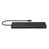 Port USB Type-C 1 x USB3.1|2 x USB 3.0|2 x USB 2.0|1 xHDMI-DP-VGA| Micro+SD Card Reader|1 x Mini DP|1 x RJ45|1 x Audio-Microphone| PD 100W -Black-901906-W
