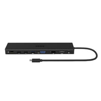 Port USB Type-C 1 x USB3.1|2 x USB 3.0|2 x USB 2.0|1 xHDMI-DP-VGA| Micro+SD Card Reader|1 x Mini DP|1 x RJ45|1 x Audio-Microphone| PD 100W -Black-901906-W