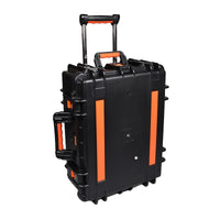 12-Bay Charging Suitcase: Portable Device Charging Station with Wheels