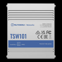 Teltonika TSW101: 5-Port Gigabit PoE+ Switch - Unmanaged, Automotive/Industrial Ethernet Network Solution