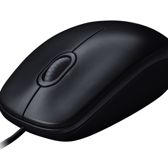 LOGITECH M90 WIRED USB MOUSE - GREY. BASIC USB MOUSE