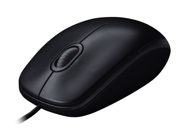 LOGITECH M90 WIRED USB MOUSE - GREY. BASIC USB MOUSE