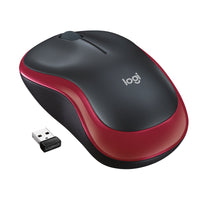 Logitech M185 Wireless Mouse - Red-910-002237