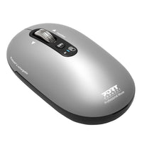 PORT CONNECT PURE Bluetooth Rechargeable Mouse - Wireless, ergonomic, silent click.