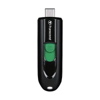 TRANSCEND 128GB JF790C USB C (5Gpbs) CAPLESS FLASH DRIVE - BLACK AND GREEN-TS128GJF790C
