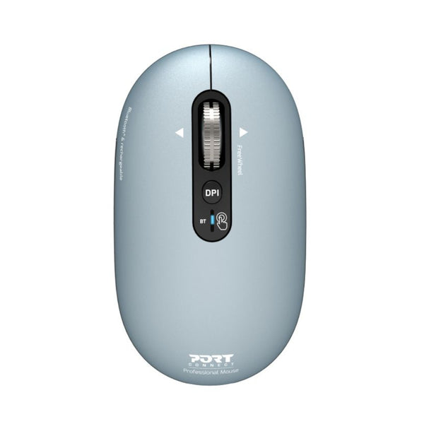 Port Connect PURE MAC Rechargeable Wireless and Bluetooth Mouse - Storm-910500