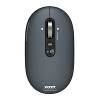 Port Connect PURE MAC Rechargeable Wireless and Bluetooth Mouse - Shadow-910501