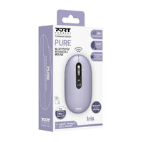 Port Connect PURE MAC Rechargeable Wireless and Bluetooth Mouse - Iris-910502