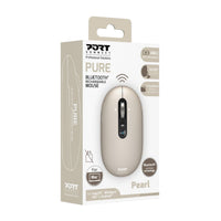 Port Connect PURE MAC Rechargeable Wireless and Bluetooth Mouse - Pearl-910504