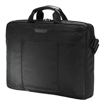 EVERKI LUNAR BRIEFCASE | Fits up to 18.4 inch laptops | Leather handles and accents | Trolley handle pass-through Everki