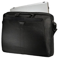 EVERKI LUNAR BRIEFCASE | Fits up to 18.4 inch laptops | Leather handles and accents | Trolley handle pass-through Everki