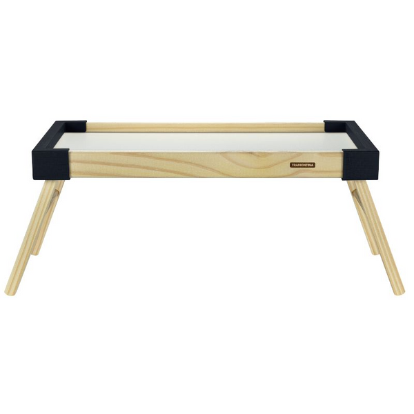 Tramontina Wooden Tray with Folding Legs - Perfect for Breakfast in Bed