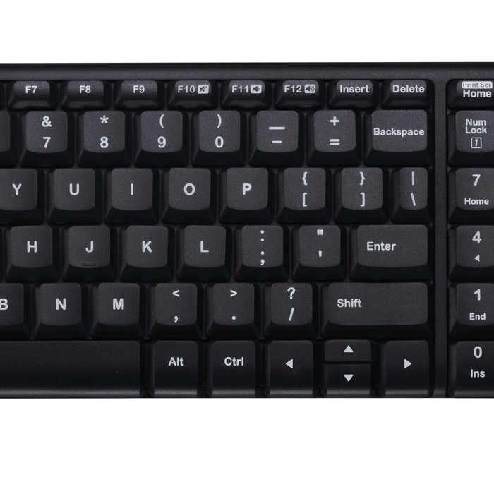 Logitech MK220 Wireless Keyboard and Mouse - Combo - Black