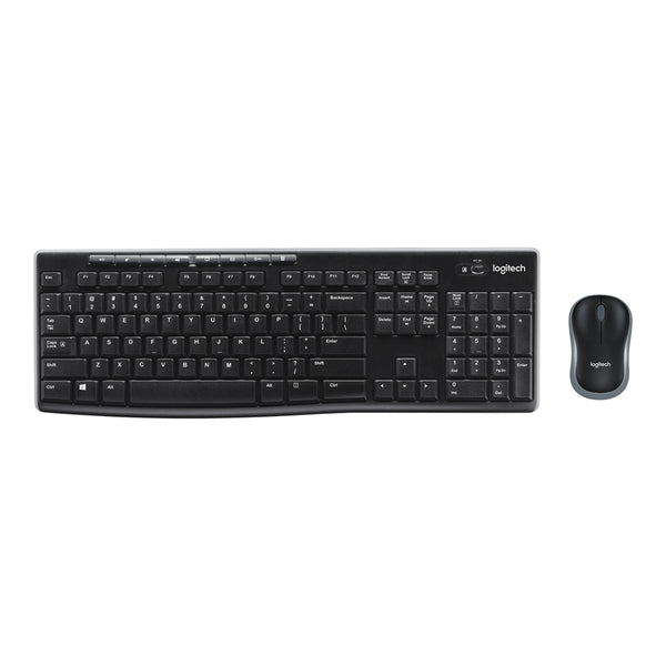 LOGITECH WIRELESS MOUSE & KEYBOARD COMBO MK270 BLK - LOG-920-004509
