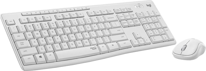 LOGITECH FULL-SIZE KBM COMBO. SILENTTOUCH TECHNOLOGY