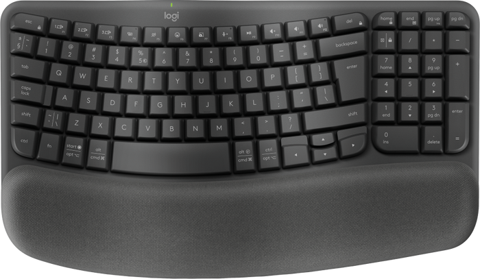 LOGITECH CORDLESS KEYBOARD WAVE KEYS - GRAPHITE