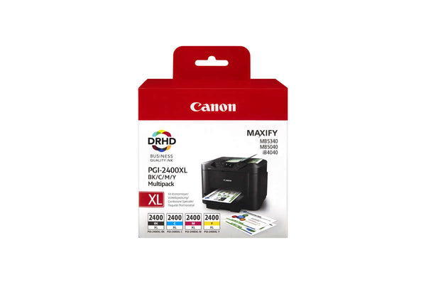 Canon-Ink-PGI-2400XL BK/C/M/Y EMB Multi-9257B004AA