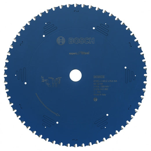 Bosch: saw blades  - Expert for Steel 305 x 25,4 x 2,6 mm, 60 -  SKU: 2608643060