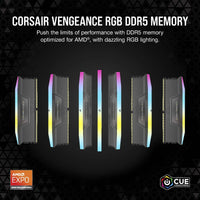 Corsair VENGEANCE RGB DDR5 32GB (2x16GB) DDR5 6000 CL36-44-44-96 1.4V  Intel XMP and AMD EXPO Memory - Grey.-CMH32GX5M2E6000Z36