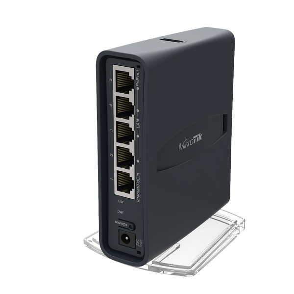 MikroTik hAP ac Lite Tower 5 Port 2.5/5 GHz WiFi 5 Router | MT-RB952Ui-5AC2ND-TC-MT-RB952Ui-5AC2ND-TC