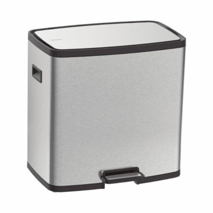 Tramontina Stainless Steel Pedal Bin With 2 Removable Buckets (15L + 15L) - 94544/430