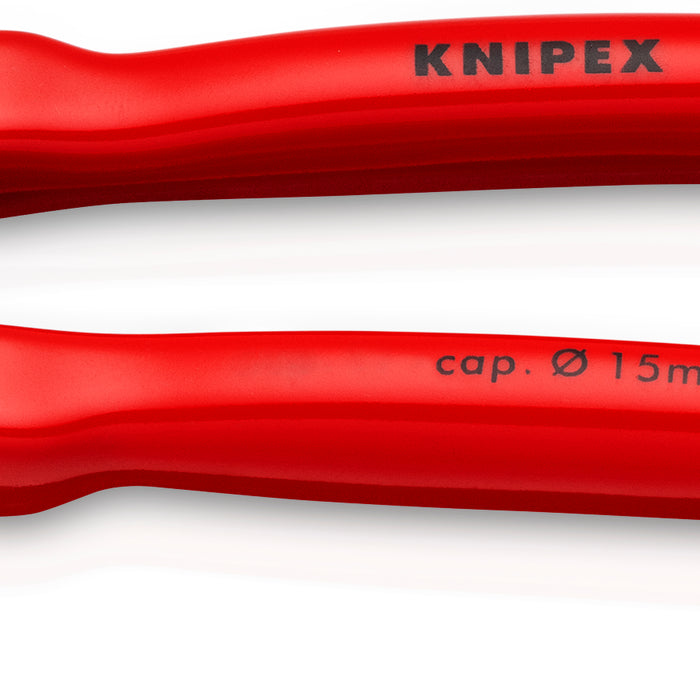 KNIPEX 95 11 160 StepCut® Cable Shears with plastic coating burnished 160 mm