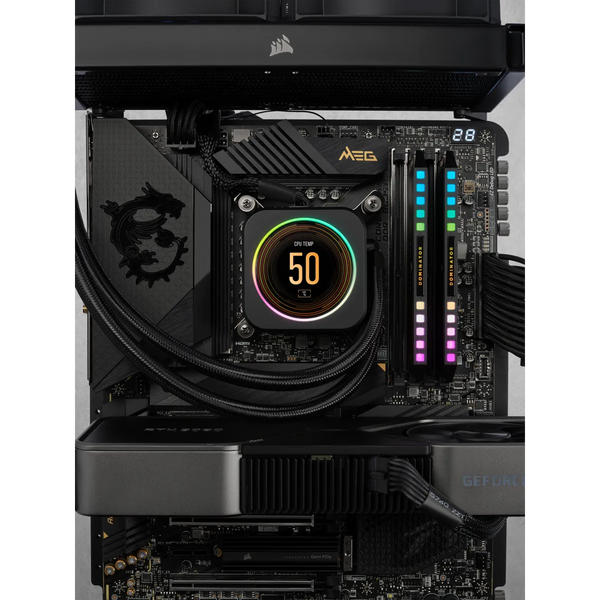 Corsair DOMINATOR RGB DDR5 64GB (2 x 32GB) DDR5 6400 CL32-40-40-84 1.40V Intel XMP - BLACK