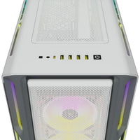 5000T RGB White Tempered Glass Mid-Tower; 2x 3.5'' |  4x 2.5'' Drive Bays; Up to 360mm Radiator compatible; 4x 120mm fan incl