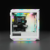 5000T RGB White Tempered Glass Mid-Tower; 2x 3.5'' |  4x 2.5'' Drive Bays; Up to 360mm Radiator compatible; 4x 120mm fan incl