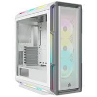 5000T RGB White Tempered Glass Mid-Tower; 2x 3.5'' |  4x 2.5'' Drive Bays; Up to 360mm Radiator compatible; 4x 120mm fan incl