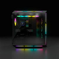 5000T RGB Black Tempered Glass Mid-Tower