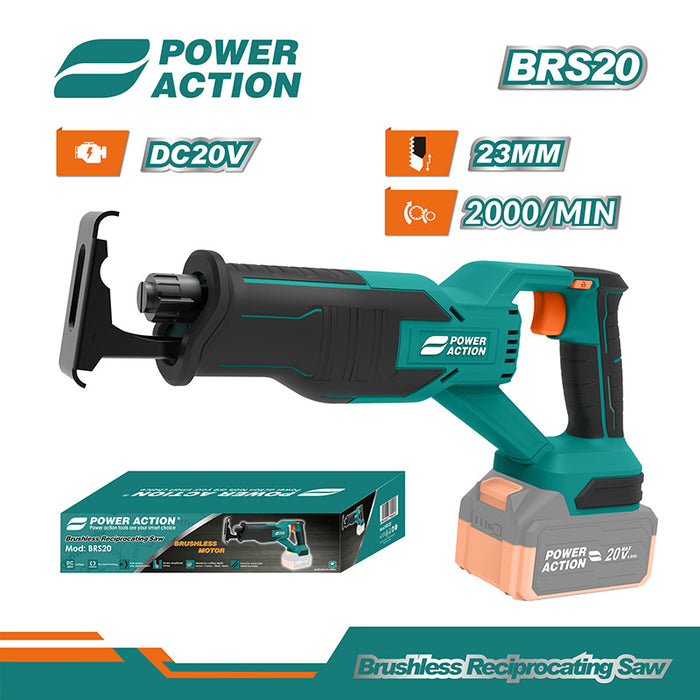 BRS20 Power Action Brushless Reciprocating Saw