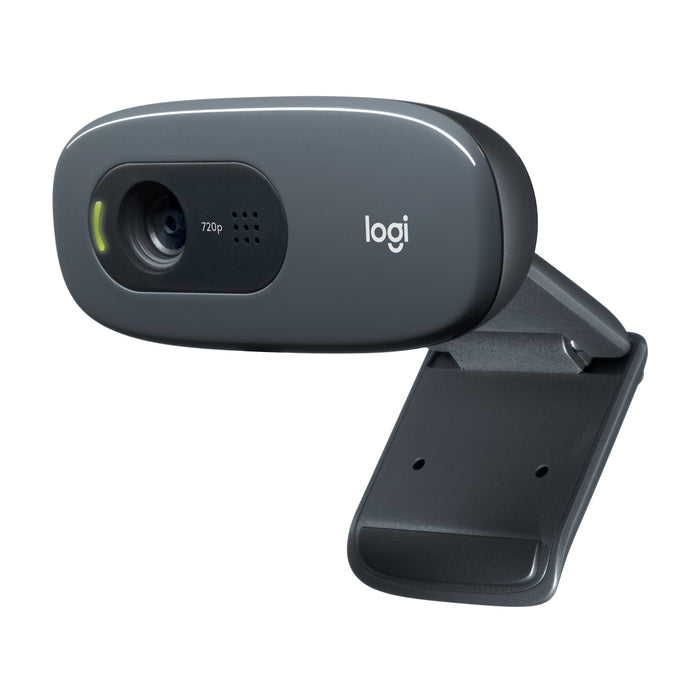 LOGITECH C270 HD 720P VIDEO WITH AUTO LIGHT CORRECTION AND NOISE-REDUCING MIC