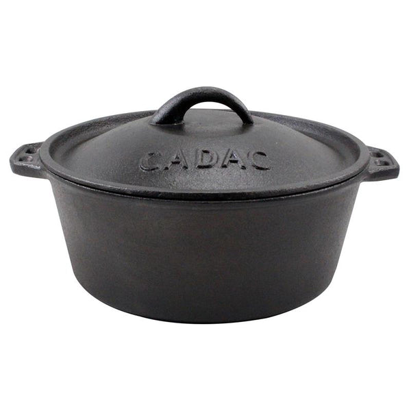 CADAC Cast Iron Potjie No 10 Flat - 96011