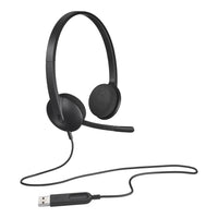 LOGITECH H340 USB COMPUTER HEADSET WITH NOISE CANC - LOG-981-000475