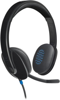 CPO LOGITECH H540 USB COMPUTER HEADSET WITH HD SOUND AND ON-EAR CONTROLS
