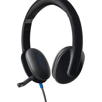 LOGITECH H540 USB COMPUTER HEADSET WITH HD SOUND AND ON-EAR CONTROLS