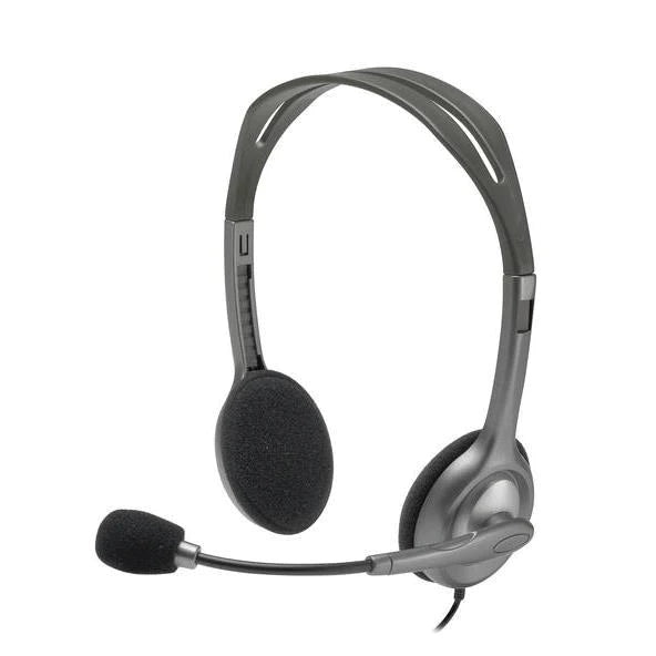 LOGITECH H111 WIRED STEREO HEADSET WITH 3.5MM AUDIO JACK CONNECTION