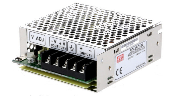 Mean Well - 25W Singe Output DC - DC Converter - 24VDC-MW-48DC24DC-25