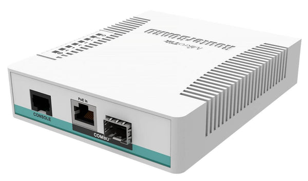 MikroTik Cloud Router Switch 5 Port SFP 1 PoE/SFP Port | CRS106-1C-5S-MT-RBCRS106-1C-5S