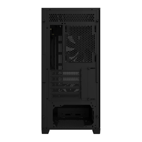 Gigabyte C102 Glass Micro ATX Chassis; 2x 3.5'' | 2x 2.5'' Drive Bays; 360mm Radiator compatible; 2x 120mm fan incl; Black