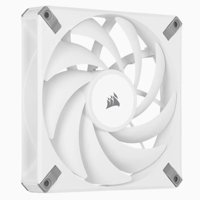 Corsair AF ELITE Series; AF140 ELITE WHITE; 140mm Fluid Dynamic Fan with AirGuide; Single Pack.