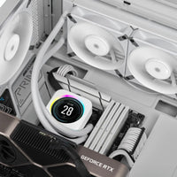Corsair AF ELITE Series; AF140 ELITE WHITE; 140mm Fluid Dynamic Fan with AirGuide; Single Pack.