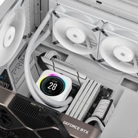 Corsair AF ELITE Series; AF140 ELITE WHITE; 140mm Fluid Dynamic Fan with AirGuide; Single Pack.