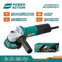 950W Power Action Angle Grinder AG950B