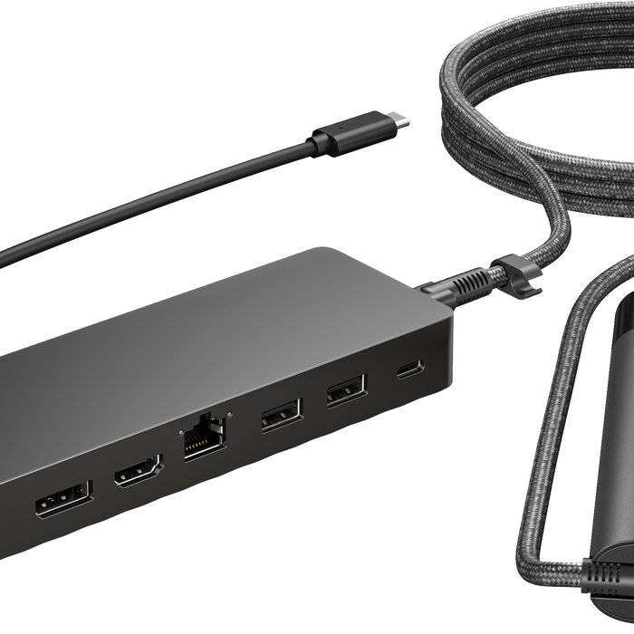 HP Universal USB-C Hub and Laptop Charger Combo-9H0H9AA