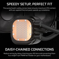 Corsair NAUTILUS 360; 360mm Radiator; Liquid CPU Cooler; Intel® LGA 1851/1700; AMD® AM5/AM4 Corsair