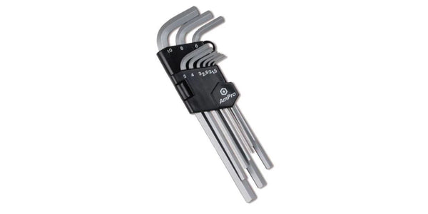AmPro: Allen Key Set L-Type Long 9Pc -  T22932